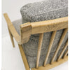 Grey Greer Modern Geometric Armchair / Occasional Chair