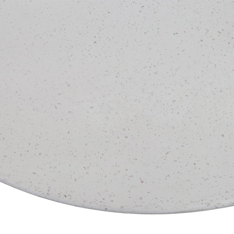 Osaka White Terrazzo Coffee Table Modern Minimalist