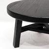 Parq Low Rise Coffee Table Black Reclaimed Elm - Larger Version