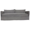 Santa Monica Luxurious Modern 3 Seater Sofa / Lounge - Grey Linen