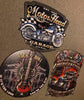 Motor Head Motorcycle Garage Quality Embossed Wall Art Sign