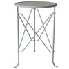 White Toulouse Villa Iron & Glass Side Table