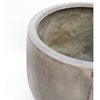 Ahuriri Weathered Grey Concrete Outdoor Planter - Larger