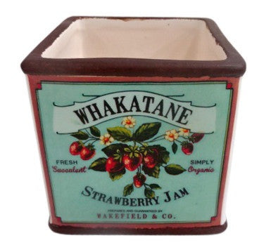 Moana Road Ceramic Pot Whakatane Strawberry Jam Taste of New Zealand