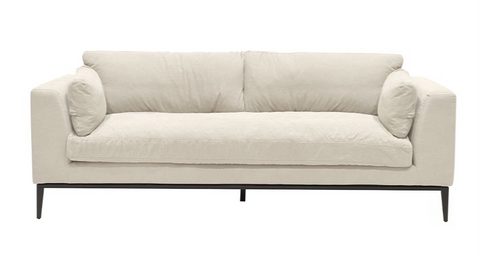 Sand Tyson Comfortably Luxurious Modern Sofa / Lounge 3 Seater