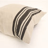 Vera Luxury Charcoal Stripe Lounge / Chair Cushion 50cm x 50cm