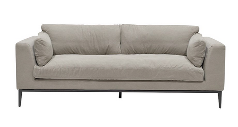 Grey Tyson Comfortably Luxurious Modern Sofa / Lounge 3 Seater