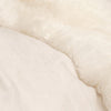 Ivory Sheepskin Beanbag - Luxurious Comfort