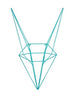 Geometric Fox Head Trophy Wall Art