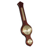 Barometer Large Lighter Tan Wood Wall Hanging With Thermometer & Hygrometer Gauges
