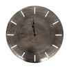 Aluminium Songo Nickel Clock Interior Design Decorative Showpiece