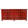 Oriental Red Traditional Shabby Chic Buffet / Sideboard