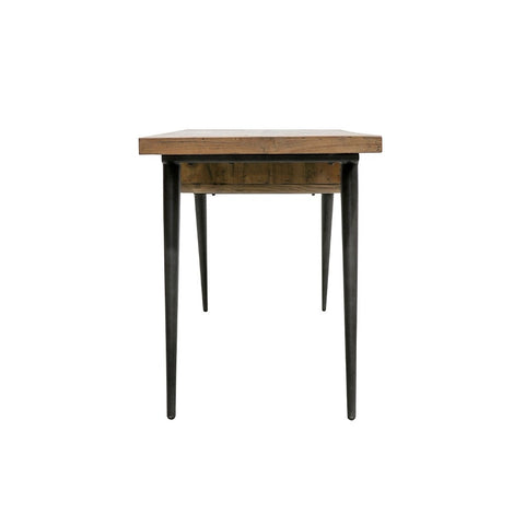 Retro Geometric Wooden Writing Desk / Console Table / Hall Table
