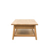 Vaasa Scandinavian Style American Oak Coffee Table 2 Drawer