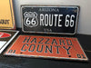 Route 66 Vintage Styled Car Plates Number Plate License Plate Wall Art Sign