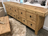 Farmhouse Reclaimed Elm Parq Coffee Table - Handcrafted Chic