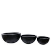 Awatere Black Concrete Outdoor Planter - Larger 1m