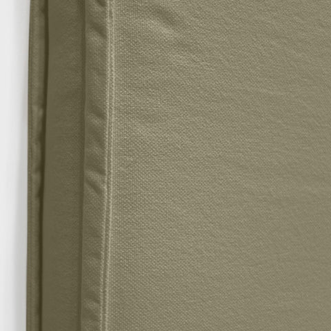 Queen Khaki Linen Keely Bedhead Headboard - Sophisticated Chic