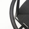 Joffre Dining Chair Black Rattan Weave & Oak Wood