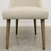 Genoa Wood Dining Chair - Cream Linen