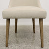 Genoa Wood Dining Chair - Cream Linen