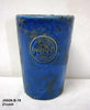 Mexican "L'Herbes" Ceramic Herb Pot Hand Made (Cobalt Blue)