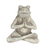 Terracotta 'Inner Peace' Yoga Frog Shabby Chic Indoor Or Outdoor Garden Ornament
