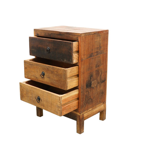 Reclaimed Mango Driftwood Wooden Bedside Table