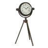 Industrial Chic Tripod Clock Nuts & Bolts Steampunk Style