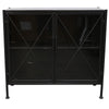Inglewood Iron & Glass Sideboard / Buffet - Modern Geometric Chic