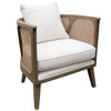 Londrina Rattan Wood Occasional Chair / Armchair