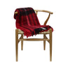 Red & Black Check Lounge / Bed Throw