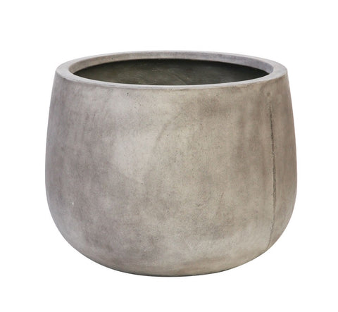 Ahuriri Weathered Grey Concrete Outdoor Planter - Larger