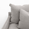 Lotus Luxurious Modern Slipcover 3 Seater Sofa / Lounge Cement Colour