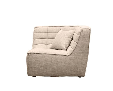 Soho Natural Modular Contemporary Sofa Corner Seat