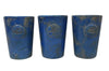 Mexican "L'Herbes" Ceramic Herb Pot Hand Made (Cobalt Blue)