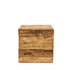 Rustic Mango Wood Storage Trunk - Beautifully Aged