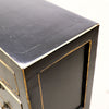 Vintage Chic Oriental Black Bedside Console Sideboard Table