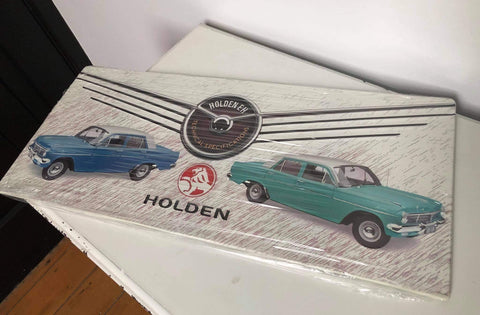 EH Holden Embossed Wall Art Sign - Man Cave Must Have