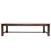 Liverpool Rustic Zinc Top & Teak Wood Dining Table 2.4m