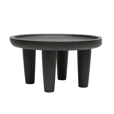 Safari Suar Wood Coffee Table - Inspired By African Milking Stools