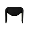 Alaska Modern Abstract Black & White Boucle Club Chair / Occasional Chair