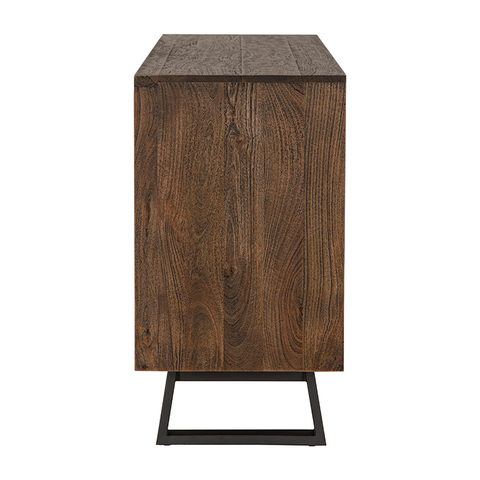 Himalaya Sideboard Iron & Mango Wood Modern Geometric Chic