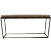 Macapa Wood & Iron Console Table / Hall Table - Modern Industrial Chic