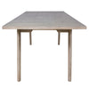Nungu Clean Modern Lines Black Wood Dining Table