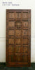 Quintana Exterior Rustic Front Door Mexican Wood & Hand Forged Iron Security Viewer