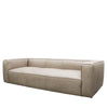 Riverstone Stirling 3 Seater Modern Minimalist Italian Leather Sofa / Lounge