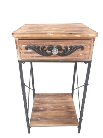 French Country Chic Hall Table / Bedside Table Provincial