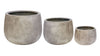 Ahuriri Weathered Grey Concrete Outdoor Planter - Larger