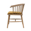 Ankara Wood & Velvet Retro Copper Dining Chair / Occasional Chair